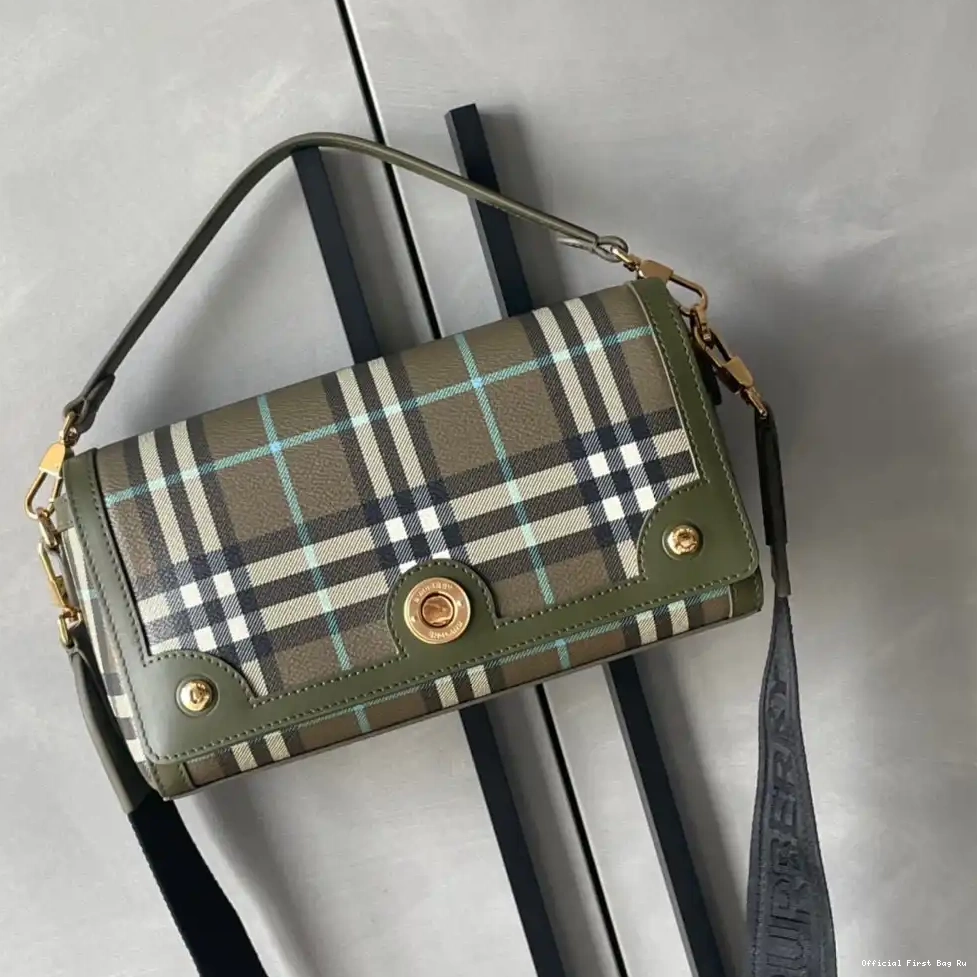 Official FirstBag Ru Handle BURBERRY Top Note Bag-24*8*14cm 0520